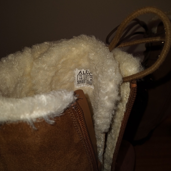 Aldo High Heel Lace Up Booties - Picture 8 of 9